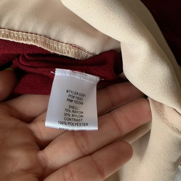 Skies are Blue Mixed Materials Layered Sweater - Picture 7 of 7